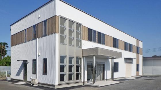 事務所二階建て建築の写真