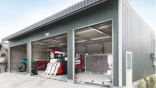 事例１：鉄骨造倉庫