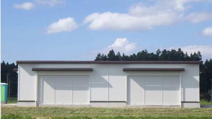 事例2：プレハブ倉庫